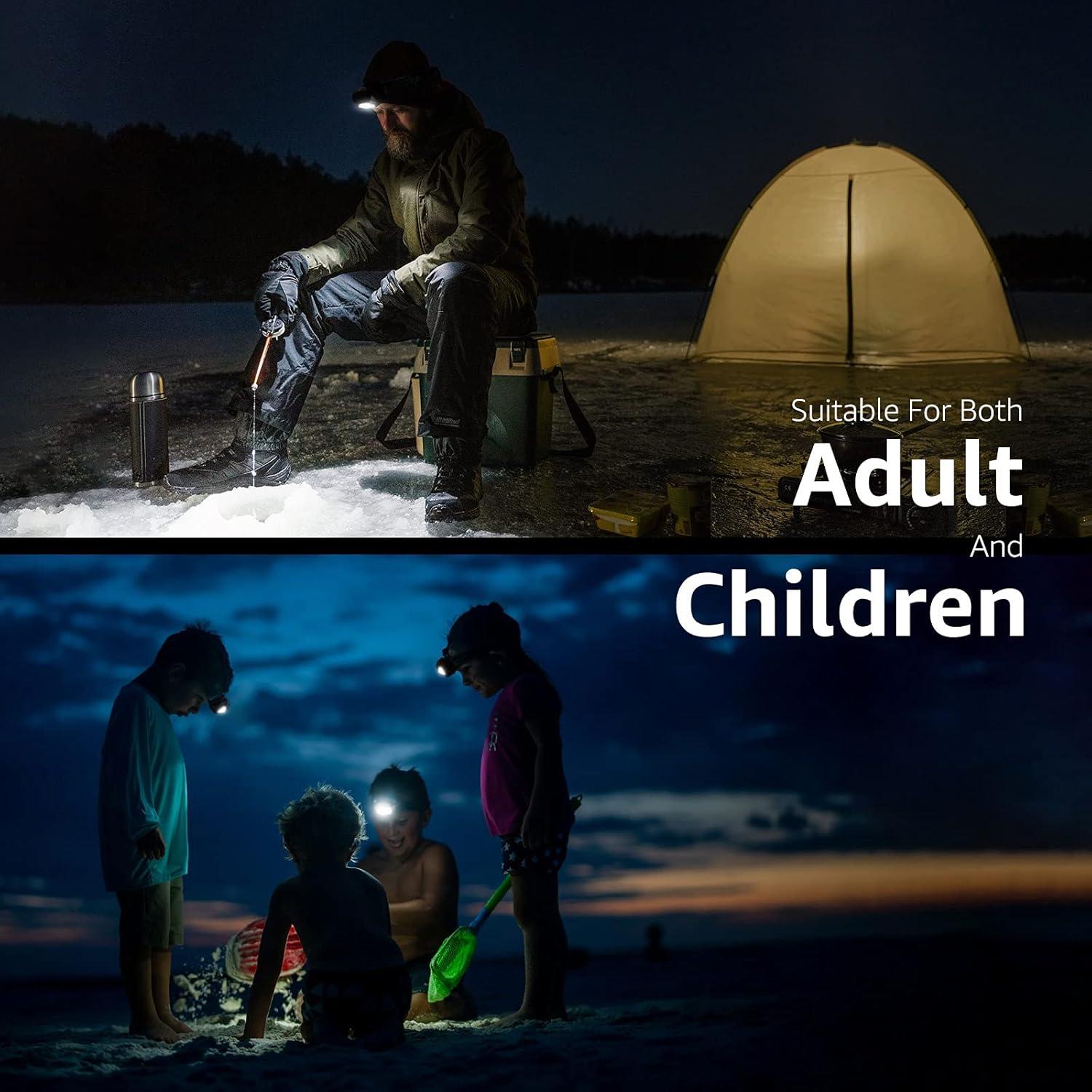 Linterna Frontal LED Lighting EVER 3 Paquetes 150 Lúmenes