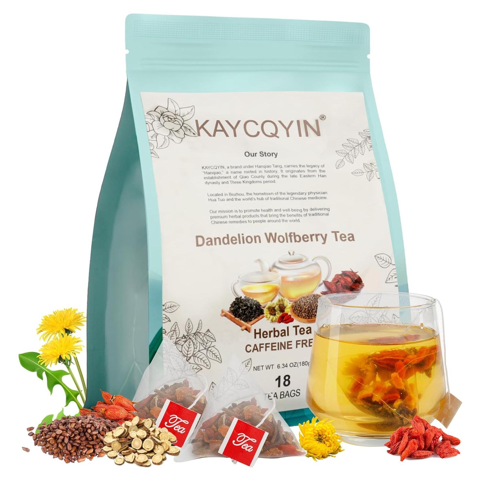 Té Herbal Orgánico Dandy Detox Diente de León y Goji 18 Bolsitas