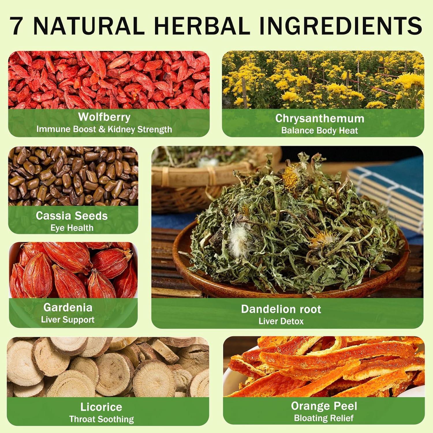 Té Herbal Orgánico Dandy Detox Diente de León y Goji 18 Bolsitas