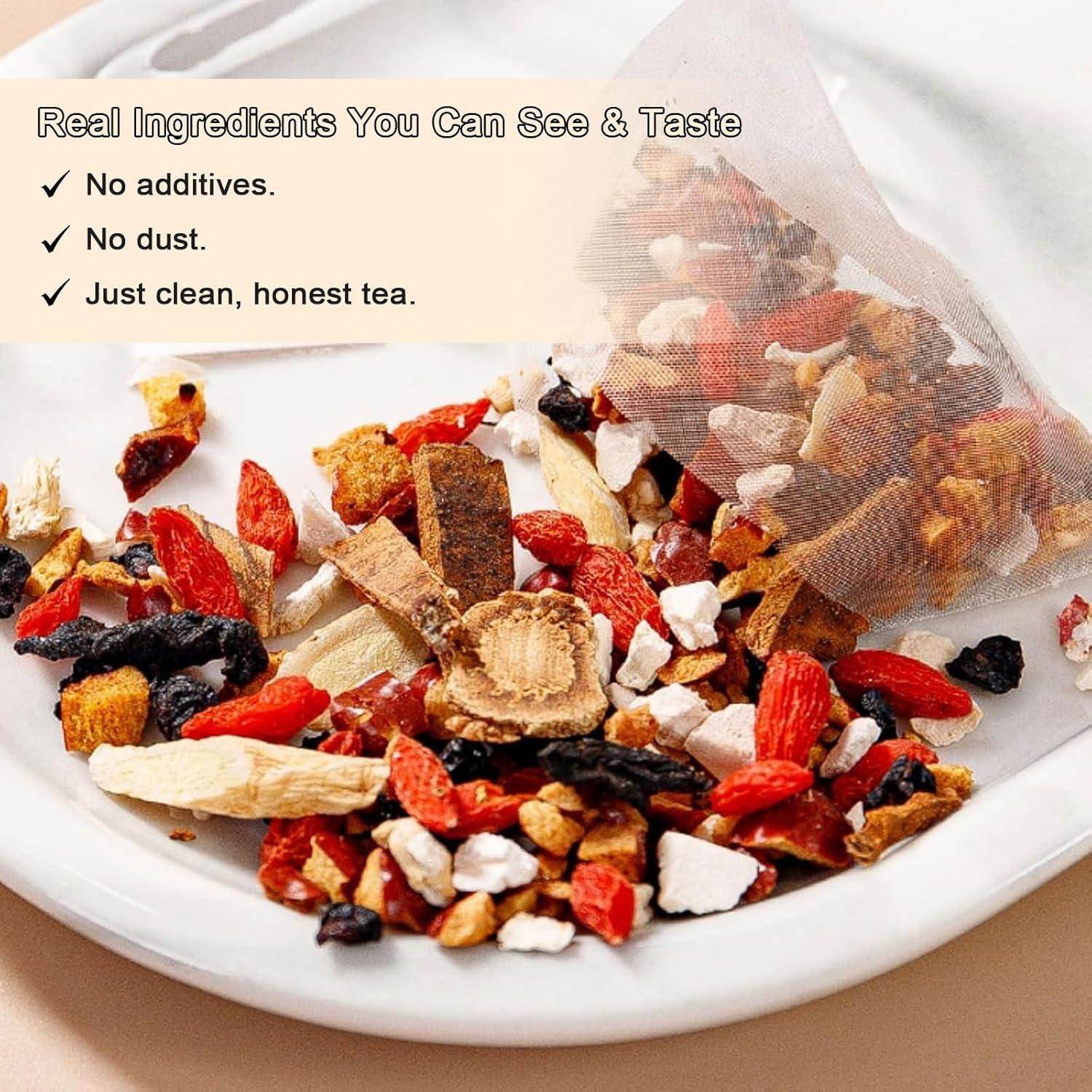 Té Ginseng Cinco Tesoros Qiuumey - 25 Bolsas 249g