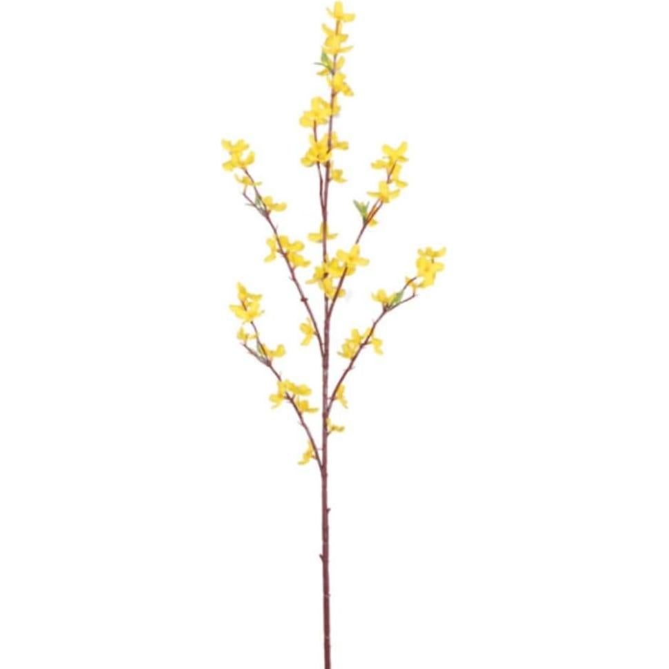 Flores Artificiales de Forsitia OUKEYI - 5 Pcs 94 cm Amarillo
