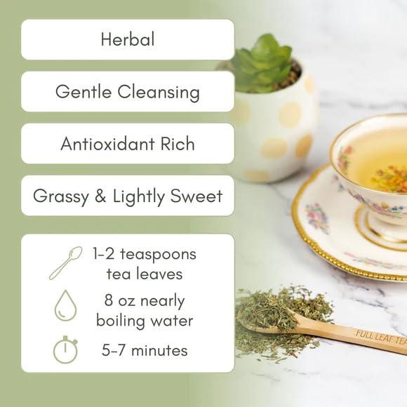 Té de Trébol Rojo Orgánico a Granel 28g - Full Leaf Tea Co.