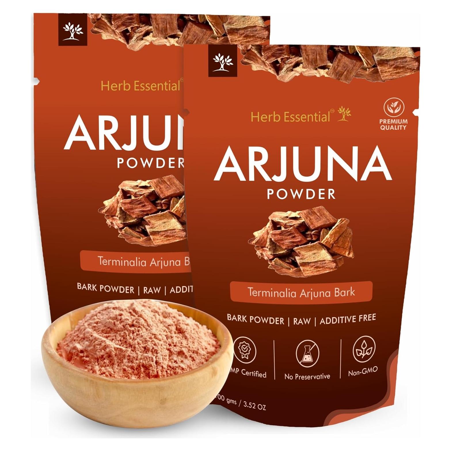 Polvo de Arjuna 200g Herb Essential - Suplemento Vegano Natural