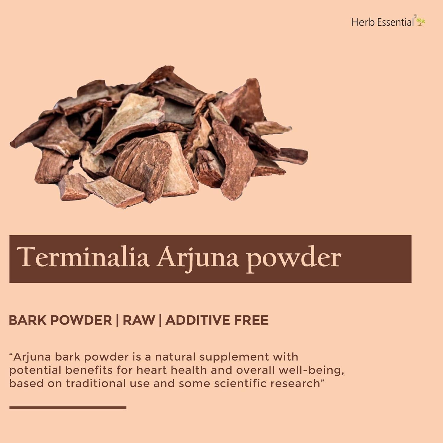 Polvo de Arjuna 200g Herb Essential - Suplemento Vegano Natural