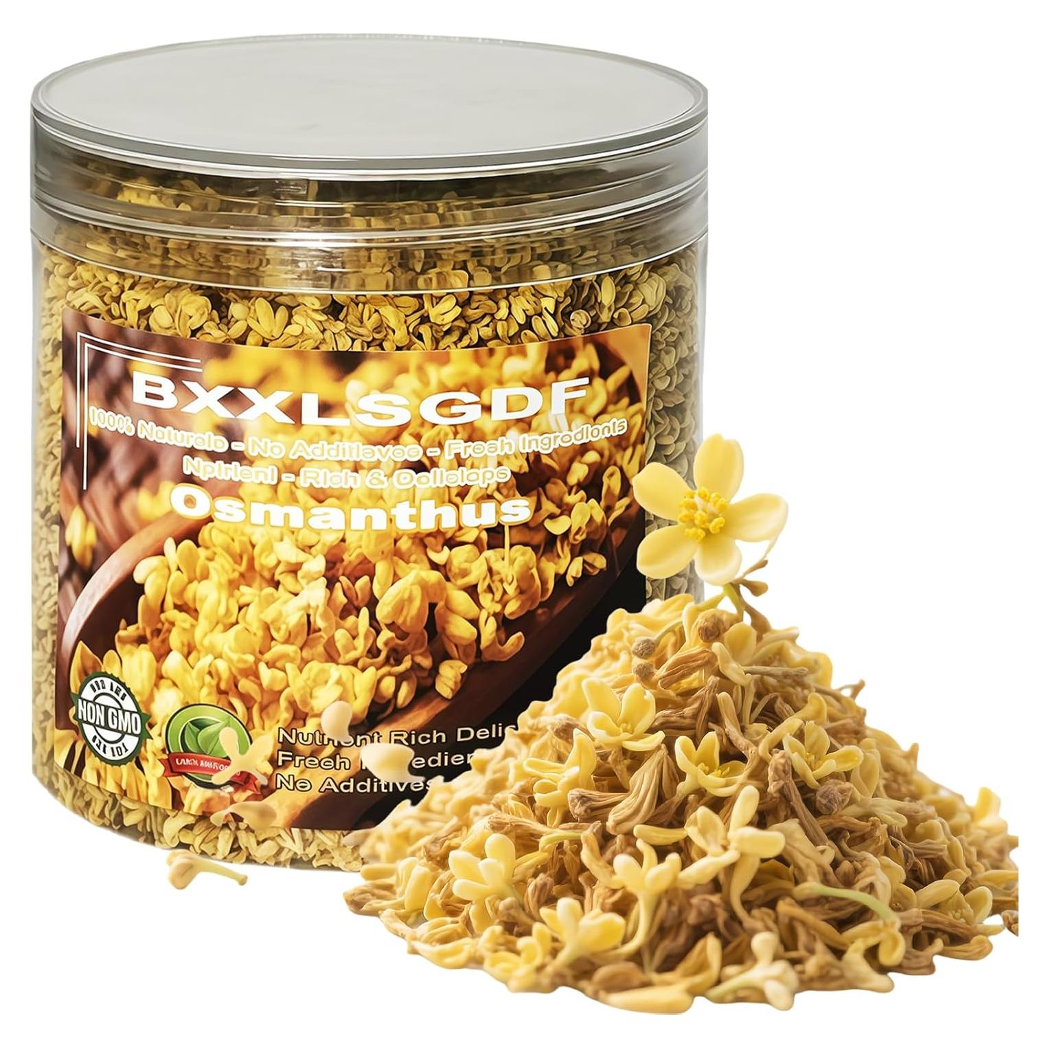 Flores Secas de Osmanthus Premium - 34 g para Té e Infusiones