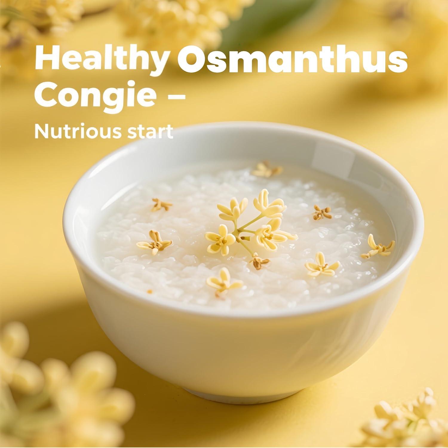 Flores Secas de Osmanthus Premium - 34 g para Té e Infusiones