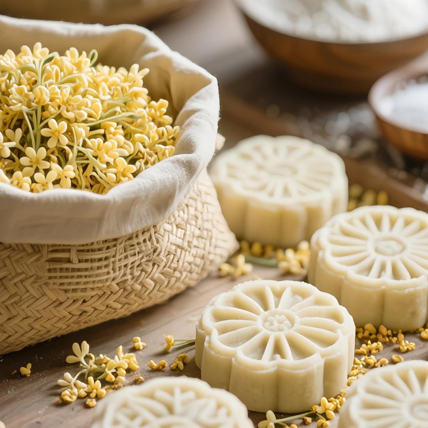 Flores Secas de Osmanthus Premium - 34 g para Té e Infusiones