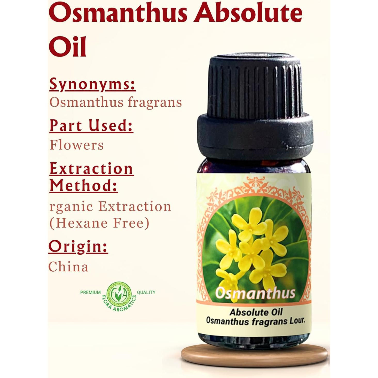 Aceite Absoluto de Osmanthus 10ml 100% Puro Grado Terapéutico