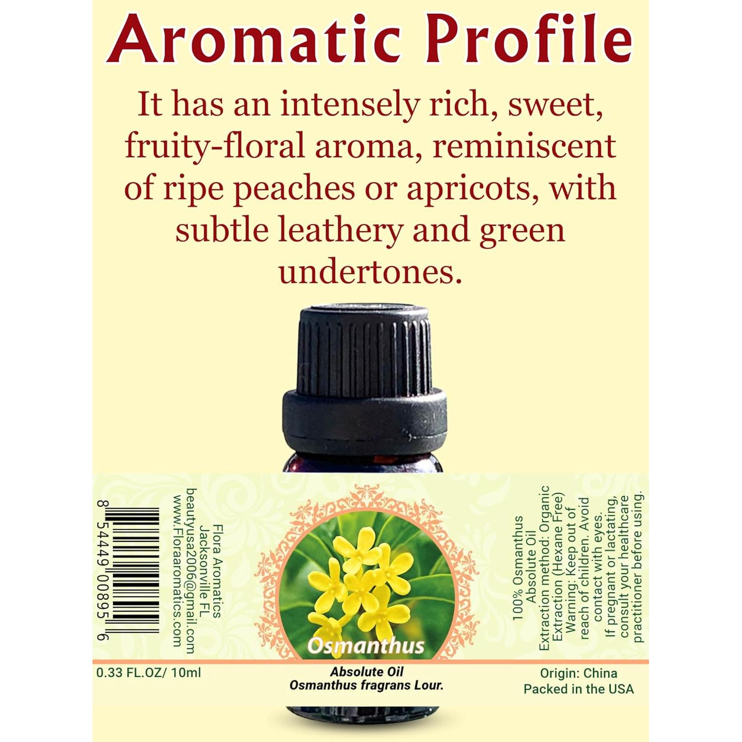 Aceite Absoluto de Osmanthus 10ml 100% Puro Grado Terapéutico