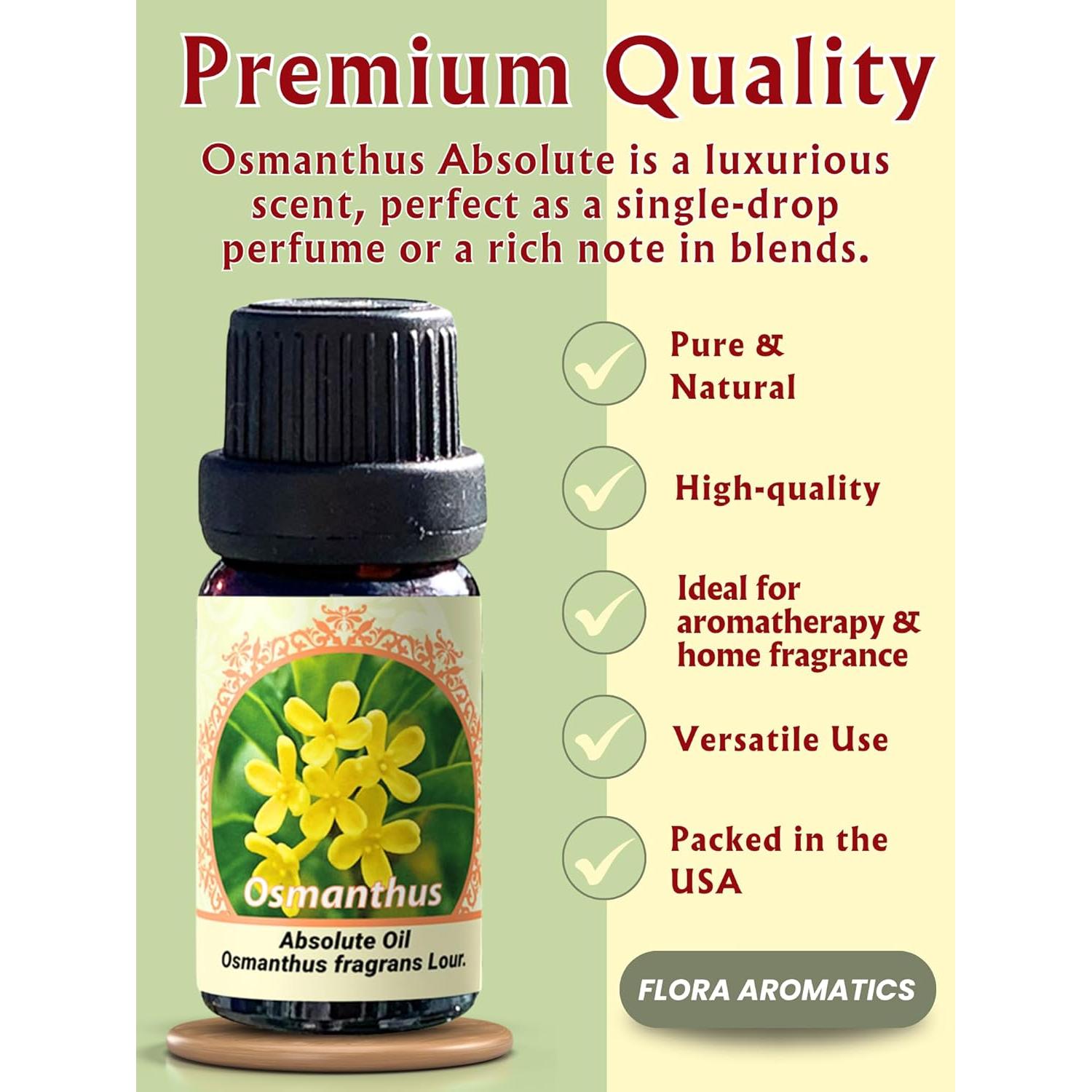 Aceite Absoluto de Osmanthus 10ml 100% Puro Grado Terapéutico