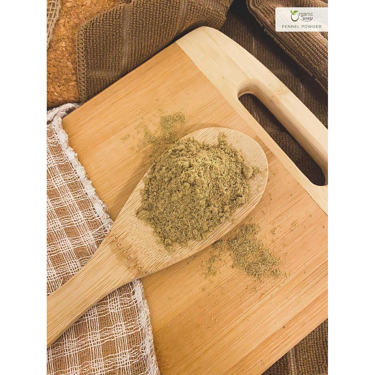 Polvo de Semilla de Hinojo Orgánico 0.45 kg - Organic Way