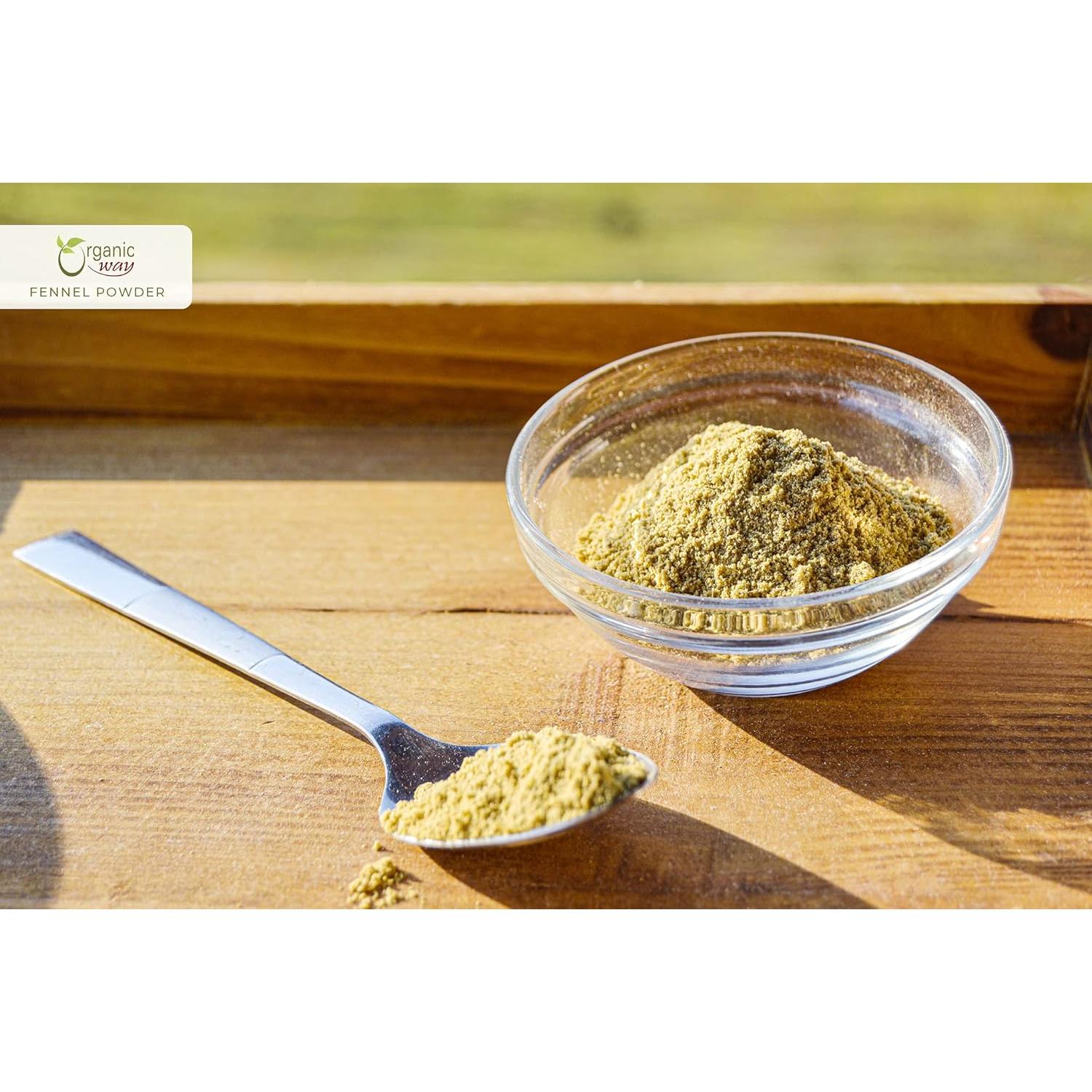 Polvo de Semilla de Hinojo Orgánico 0.45 kg - Organic Way