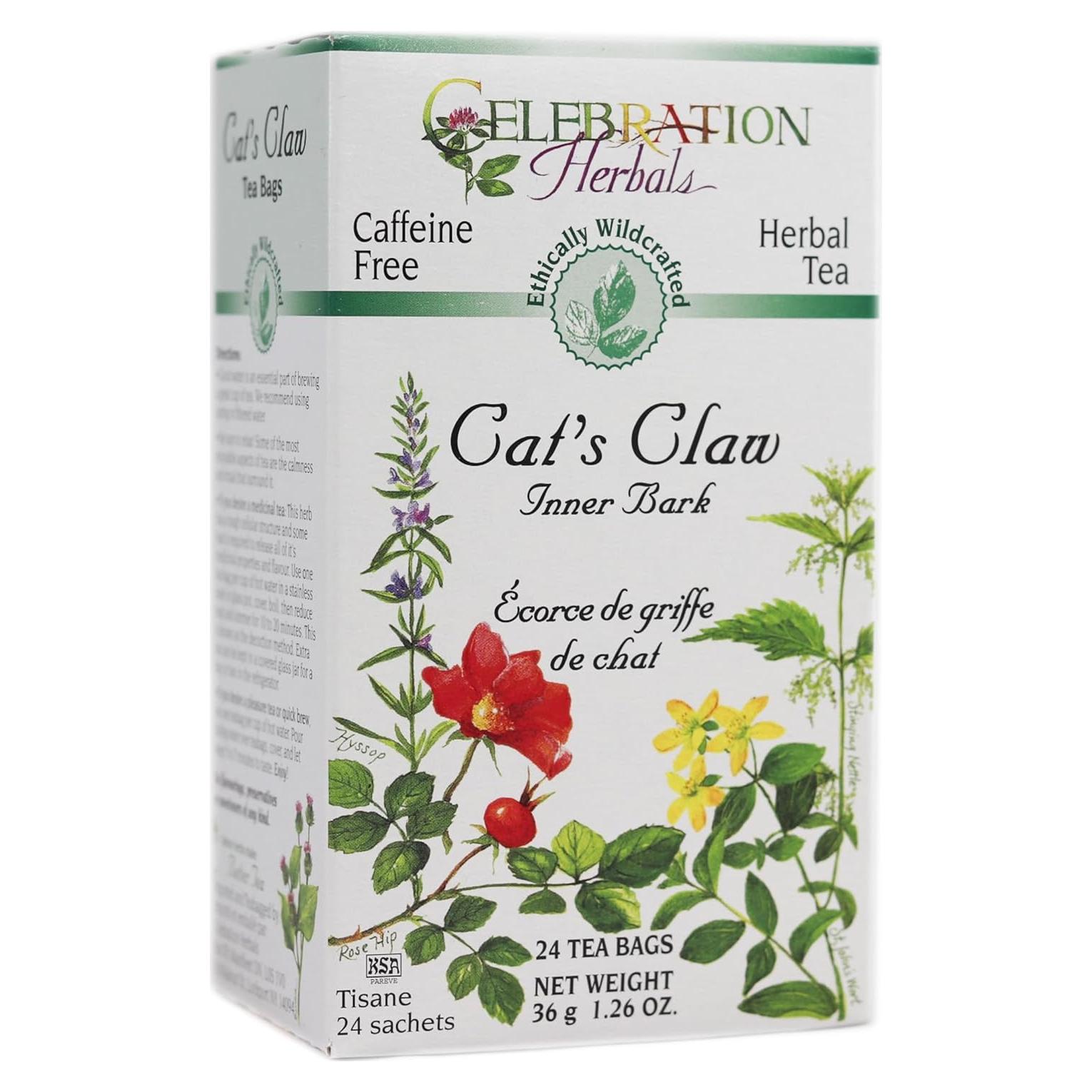 Té Herbal Uña de Gato Celebración Herbals 24 Bolsitas 35g