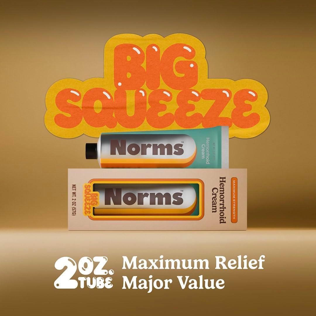 Crema para Hemorroides Norms 5% Lidocaína 56.7g Alivio Rápido