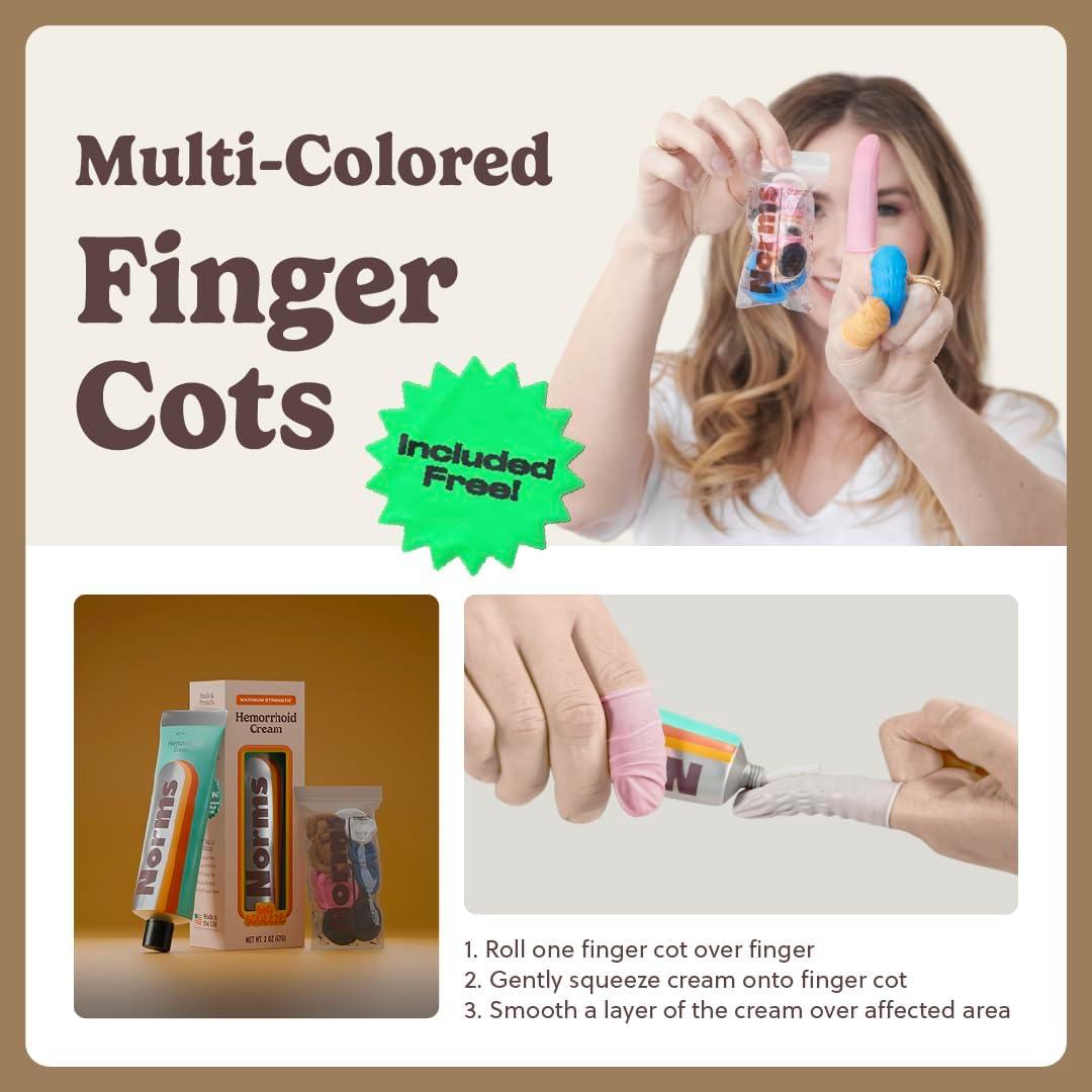 Crema para Hemorroides Norms 5% Lidocaína 56.7g Alivio Rápido