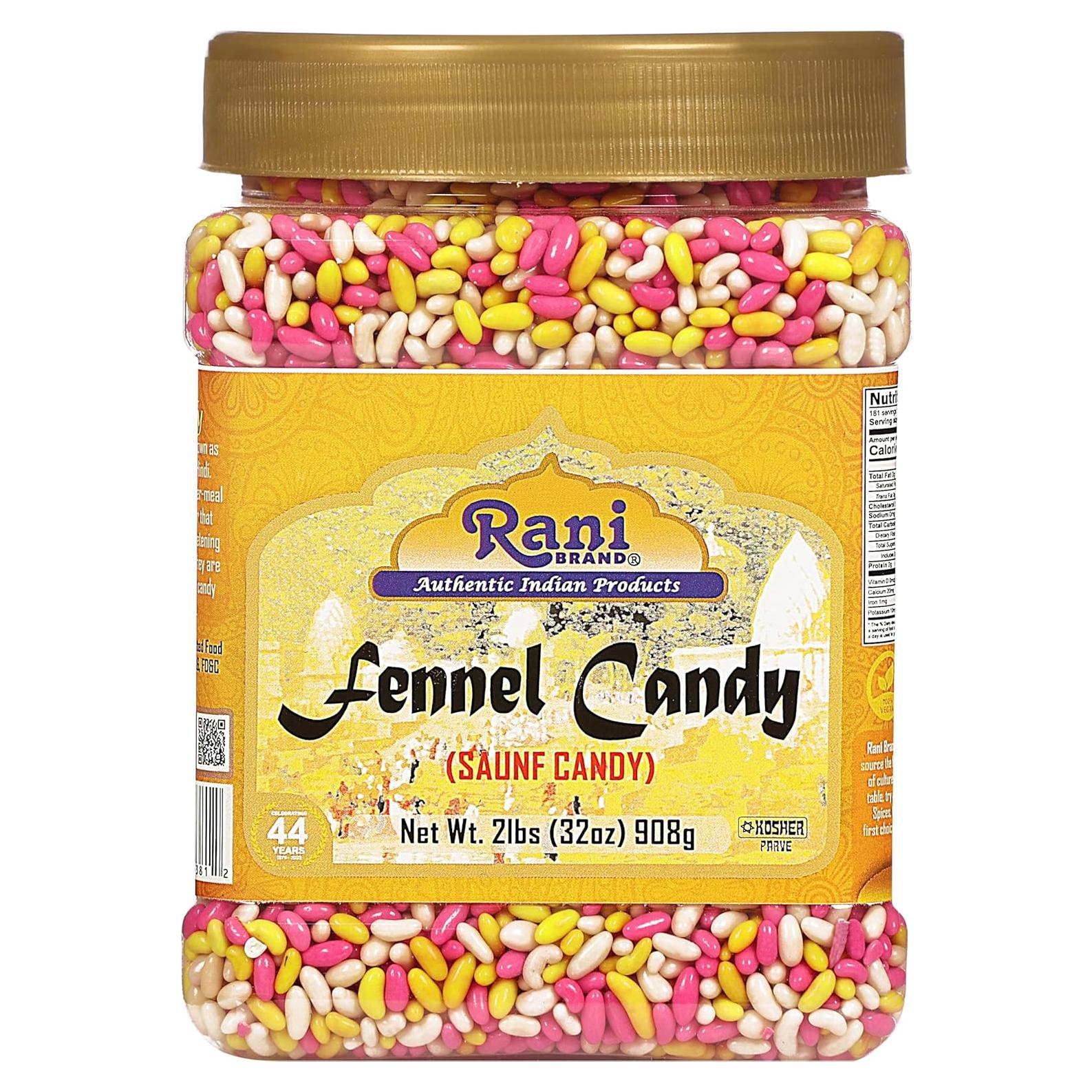 Caramelo de Hinojo Rani 908g - Golosina Digestiva Vegana