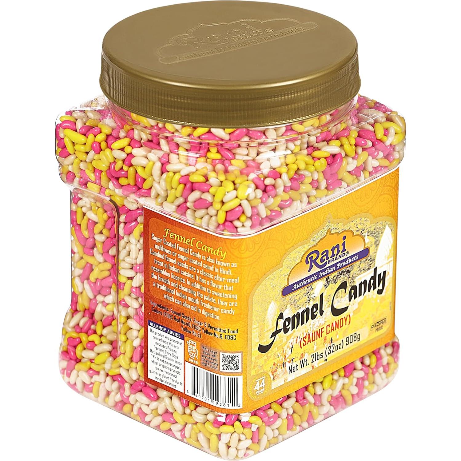 Caramelo de Hinojo Rani 908g - Golosina Digestiva Vegana