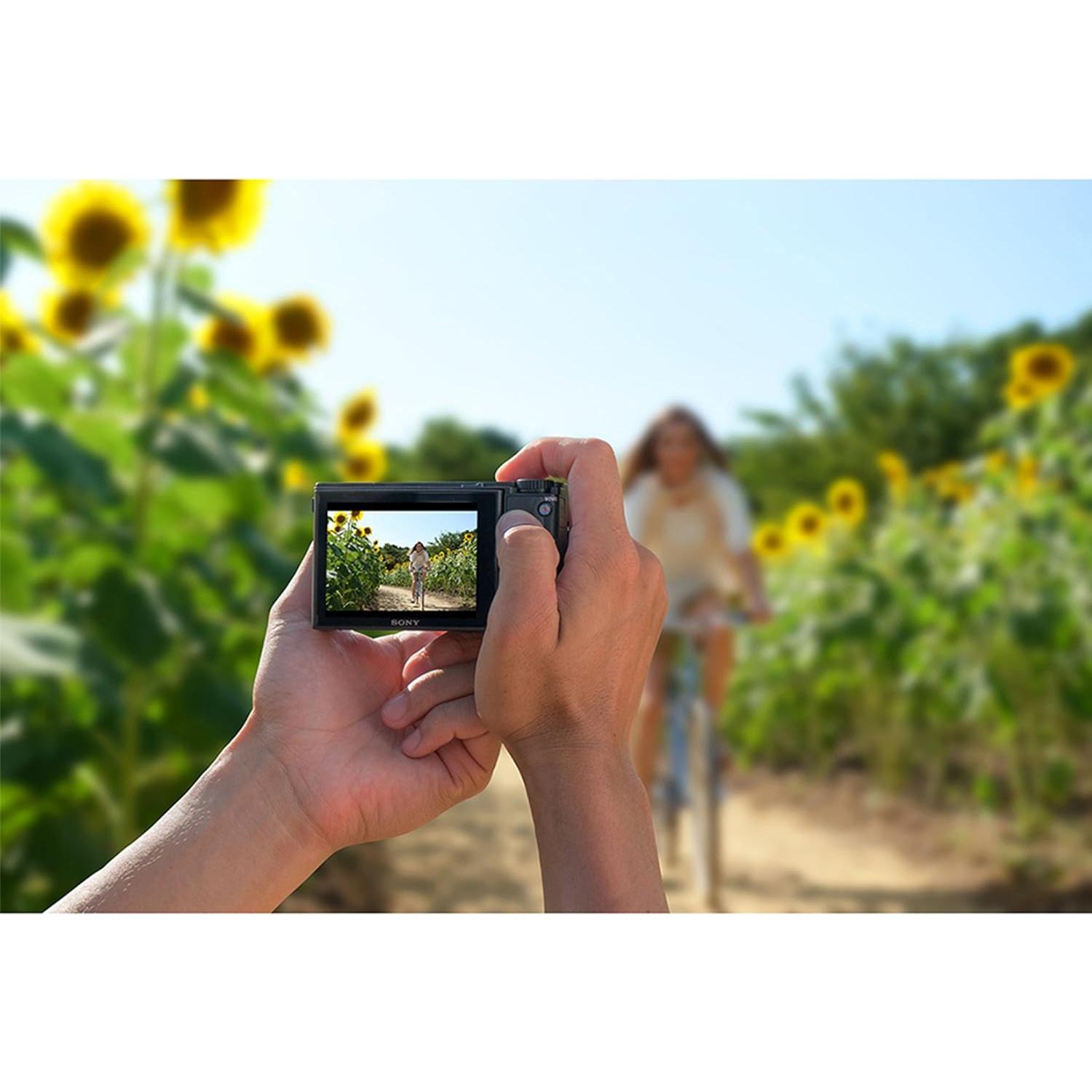 Sony Cyber-shot DSC-RX100 V 20.1 MP Digital Still Camera with 3in OLED, flip screen, WiFi, and 1? sensor (Renewed)