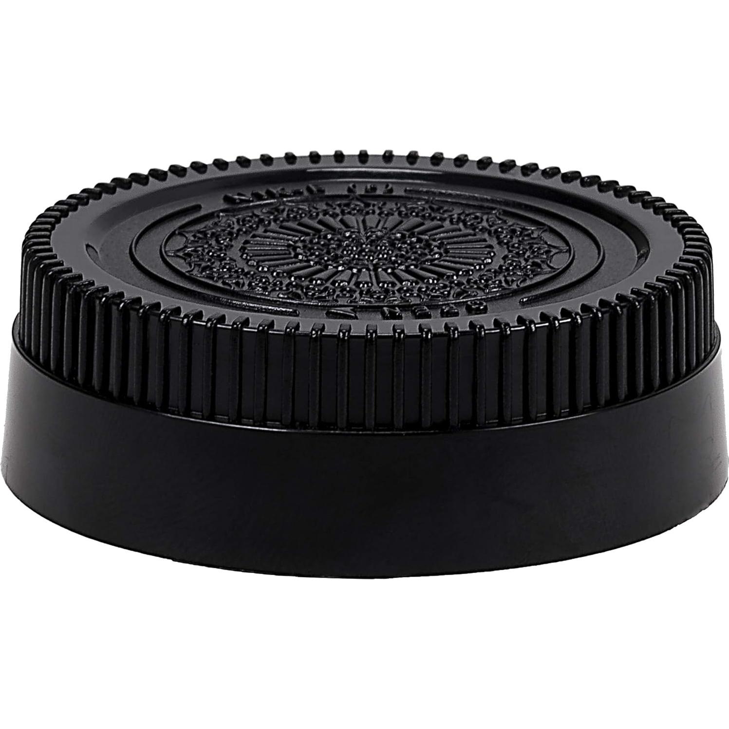 Tapa de lente trasera Fotodiox para Nikon F - Negra