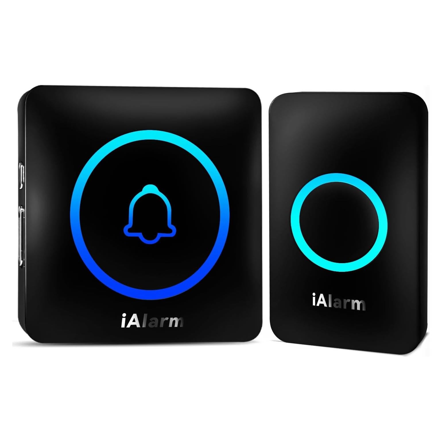 Timbre Inalámbrico iAlarm DB-02-B 60 Tonos 300m Alcance