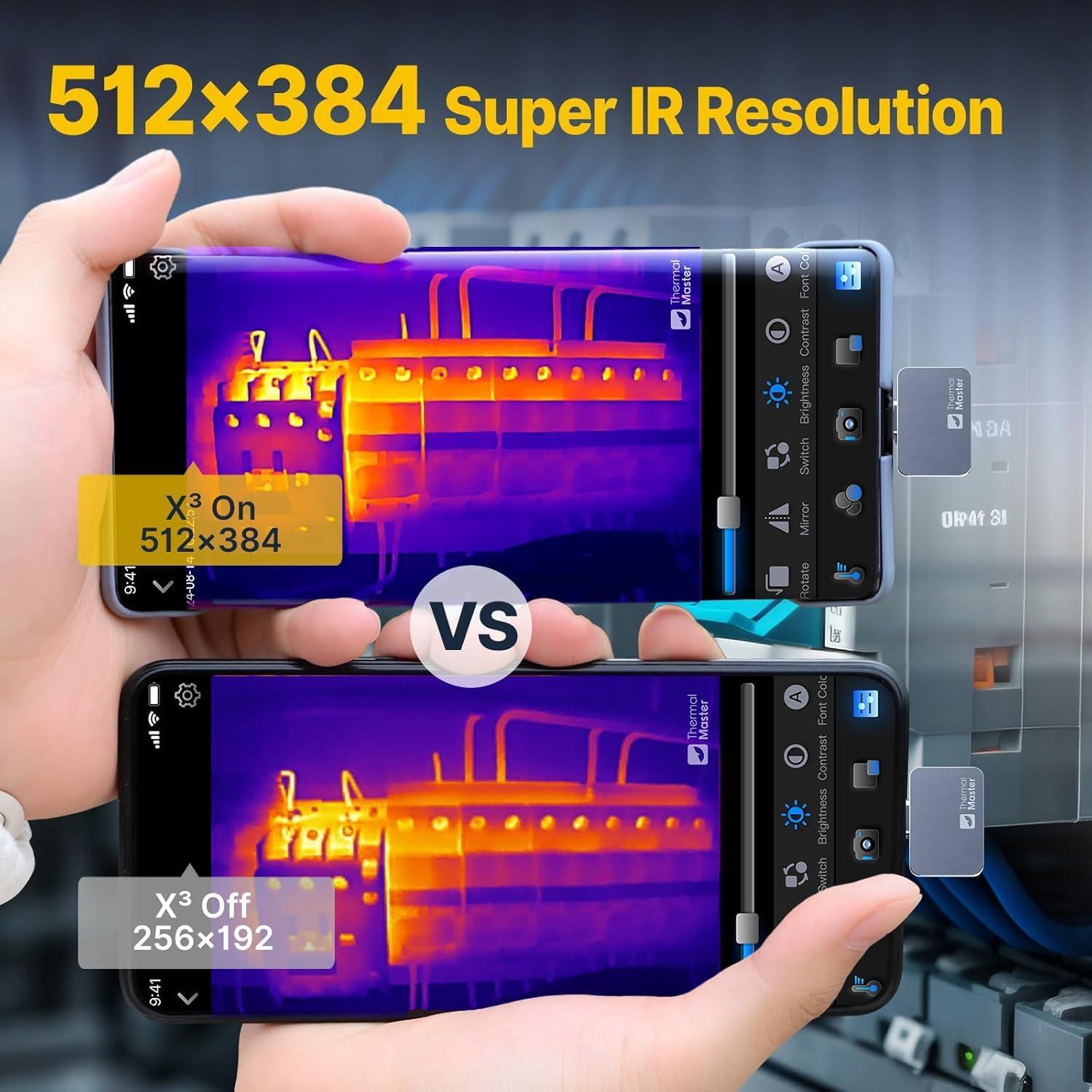 Cámara Térmica P2 Pro para Android - Infrarroja 512x384