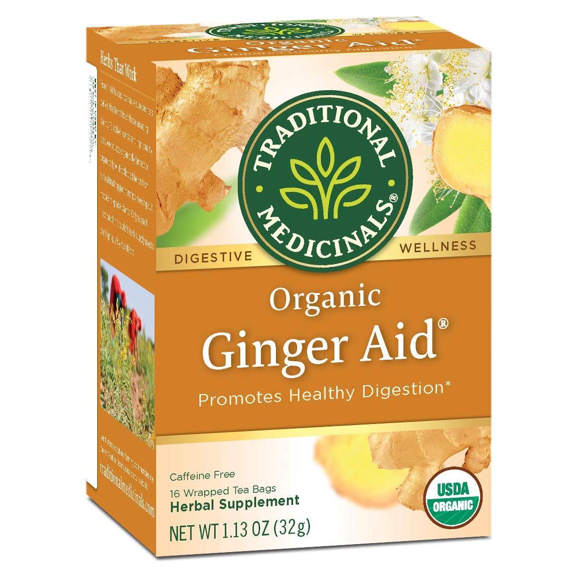 Té de Jengibre Orgánico Medicinales Tradicionales - 48 Bolsitas