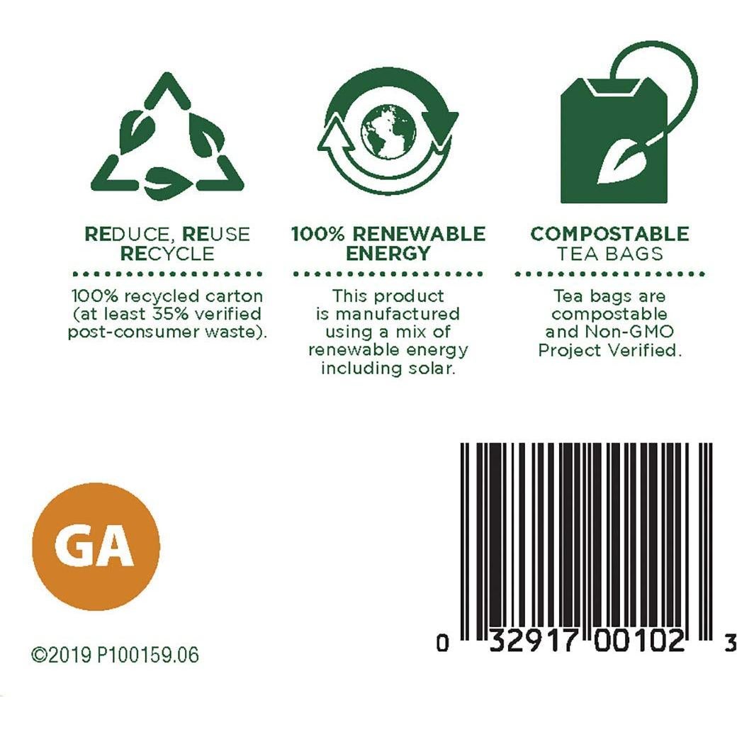 Té de Jengibre Orgánico Medicinales Tradicionales - 48 Bolsitas