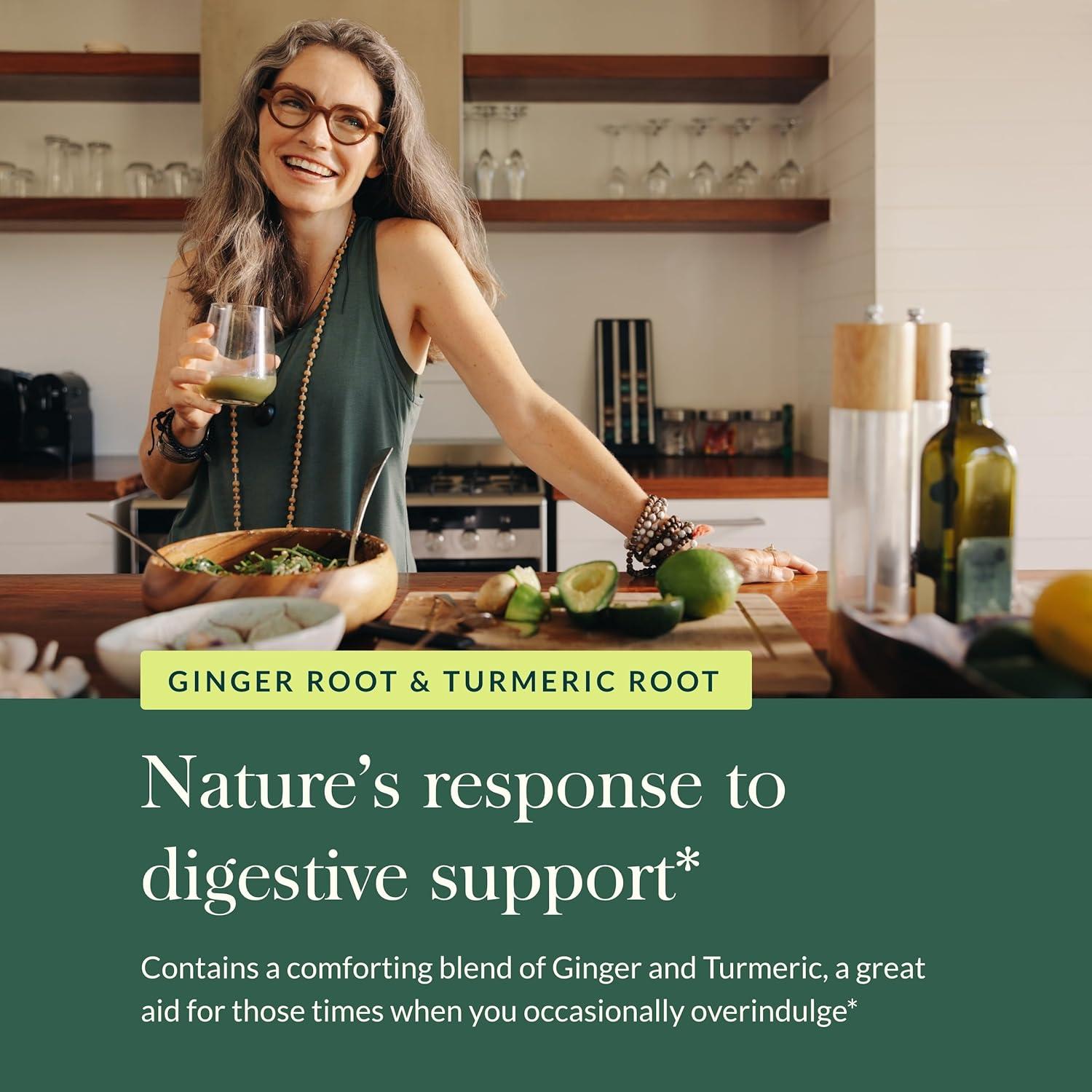 Suplemento Digestivo Gaia Herbs Jengibre Supremo 60 Cápsulas