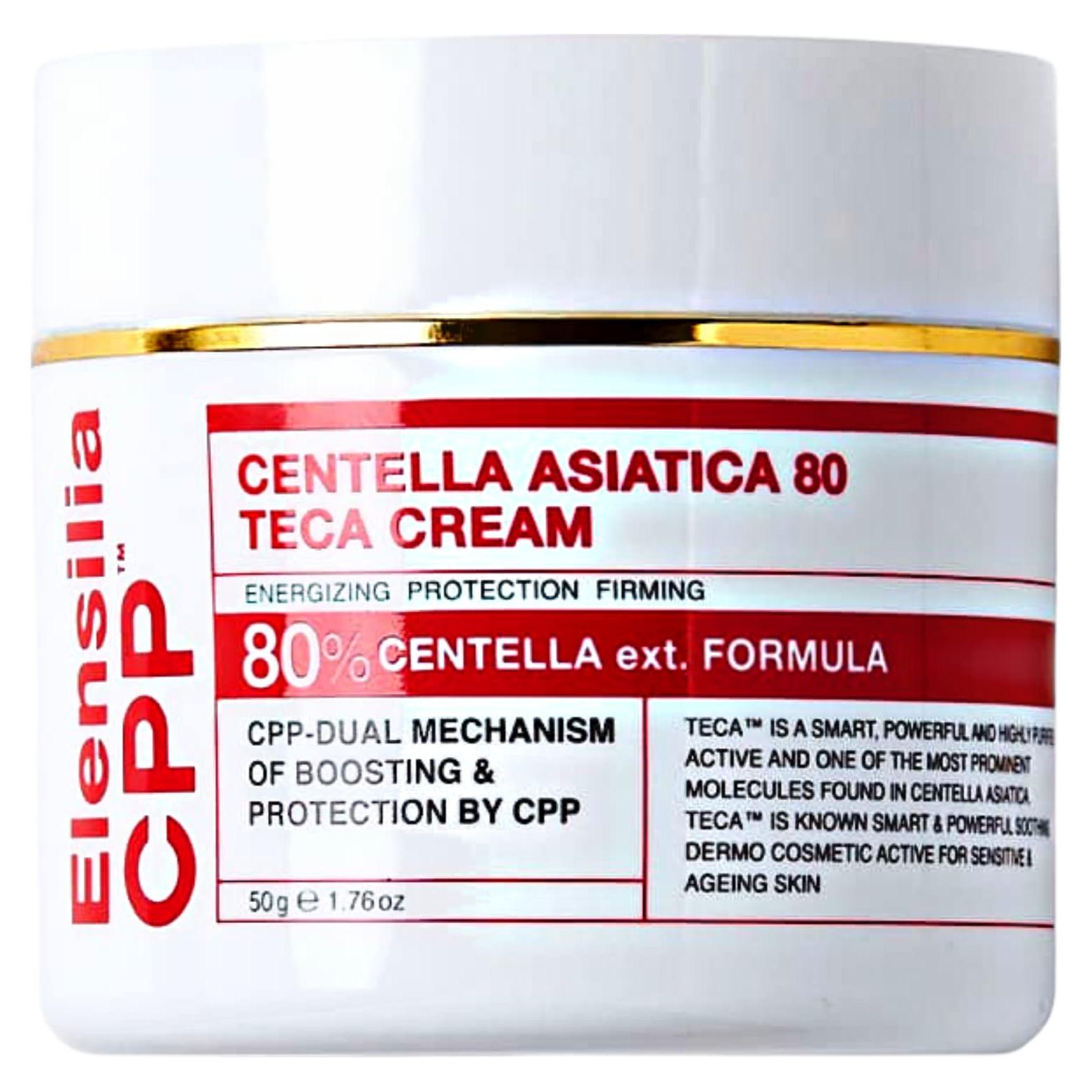 Crema Hidratante Intensiva Elensilia 80% Centella Asiática 50ml