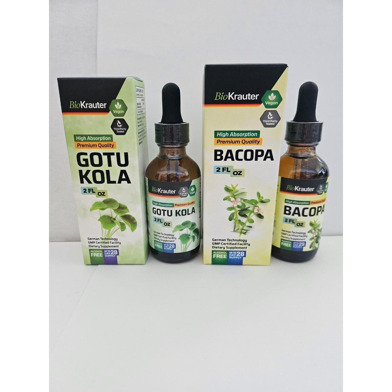 Tinte de Gotu Kola y Bacopa BioKrauter 59.15 ml Vegano