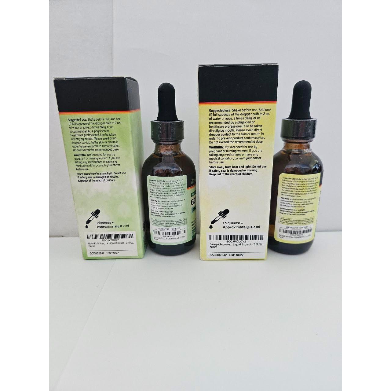 Tinte de Gotu Kola y Bacopa BioKrauter 59.15 ml Vegano