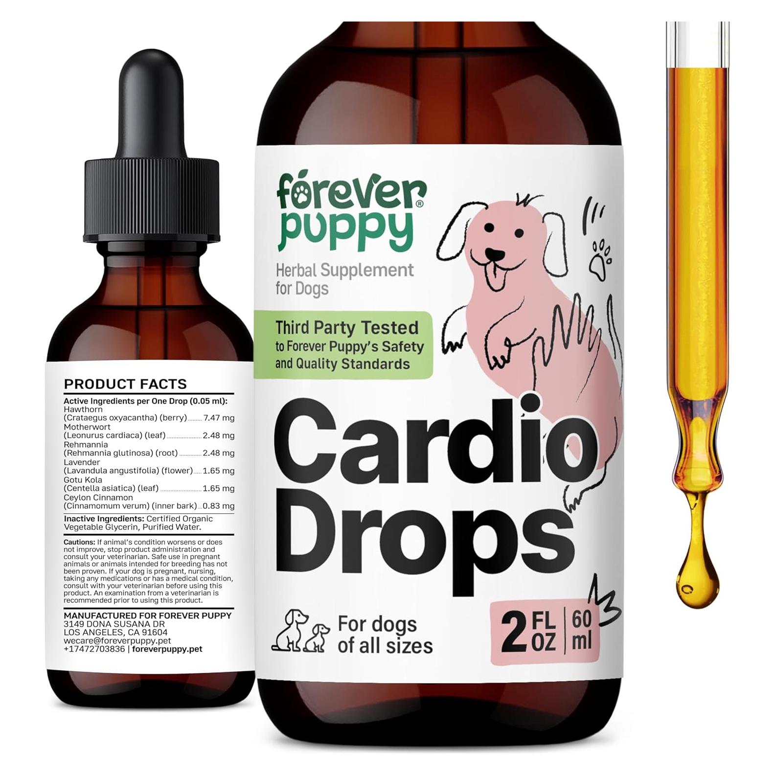 Gotas Cardio Forever Puppy 59 ml - Suplemento para Perros