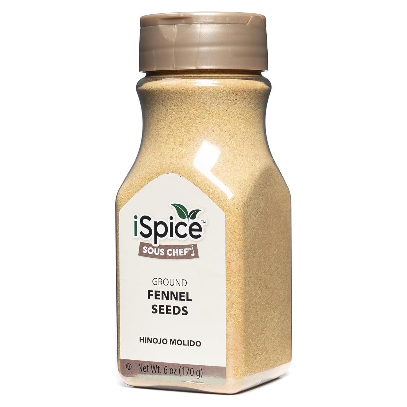 Polvo de Semilla de Hinojo iSpice 170g - Especia Versátil