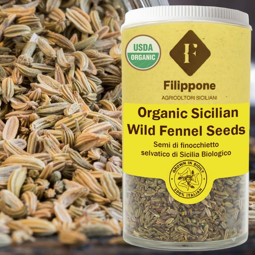 Semilla de Hinojo Orgánico Filippone 30 g - Anís Dulce Siciliano