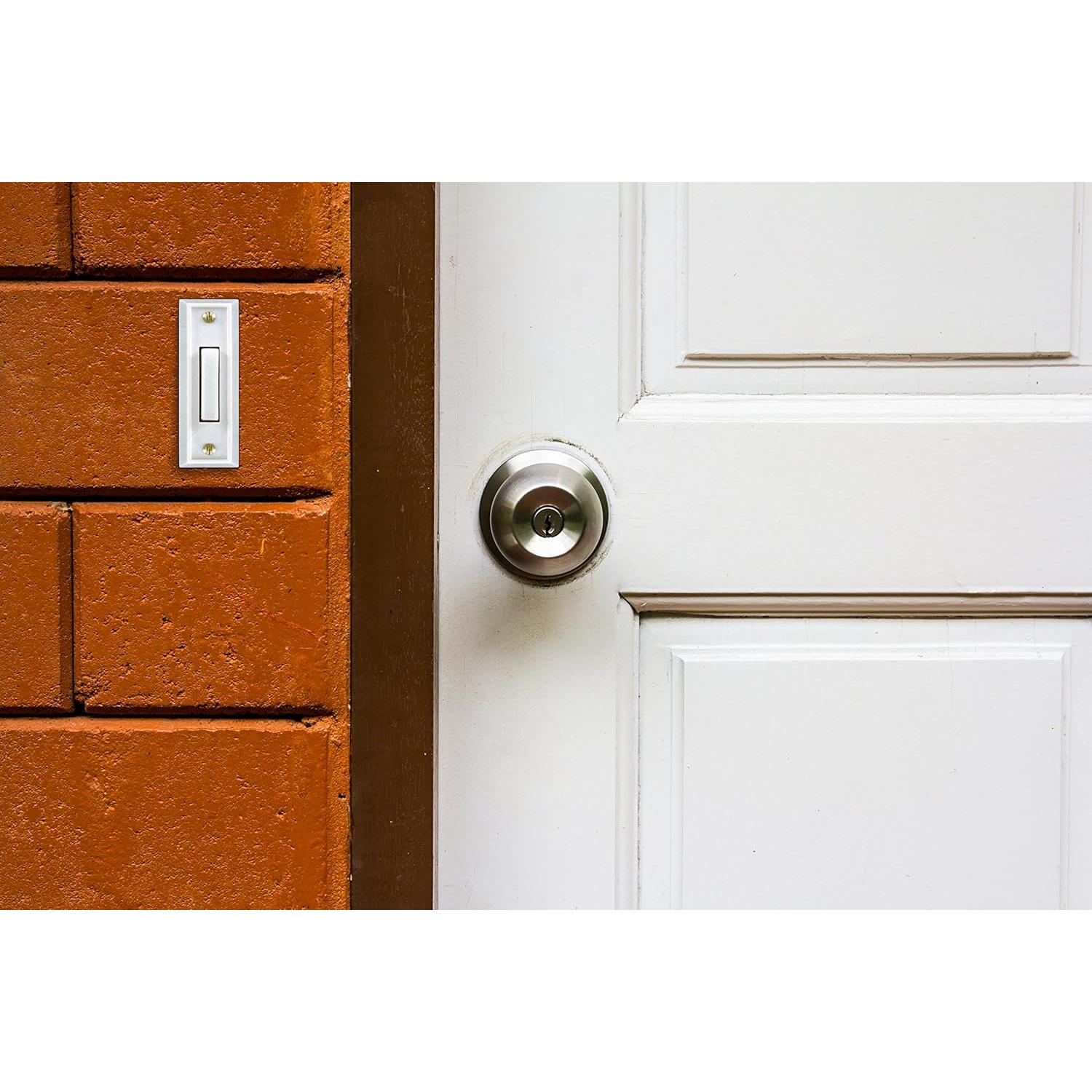 Botón de Timbre de Puerta Heath Zenith SL-715-1 Blanco Iluminado