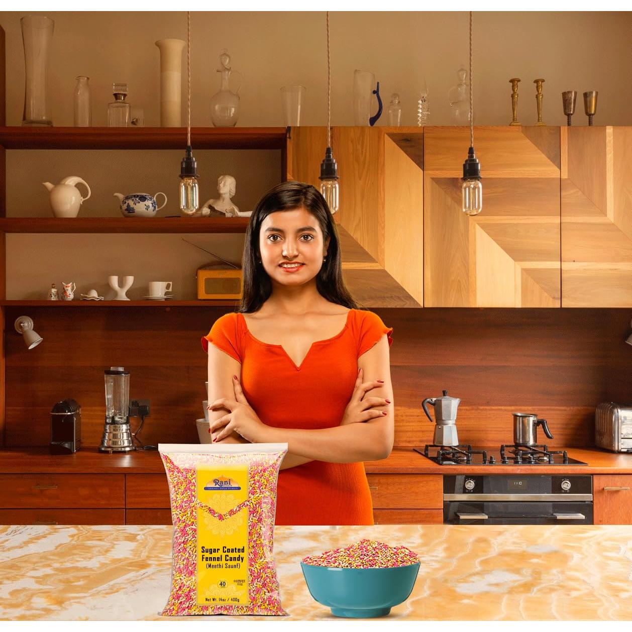 Caramelo de Hinojo Cubierto de Azúcar Rani 400g - Vegano y Kosher