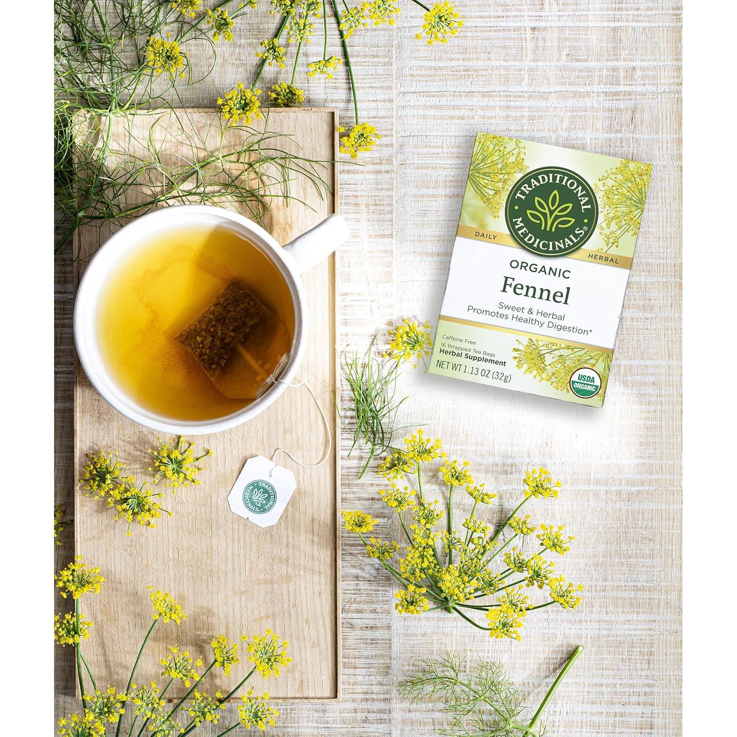 Té de Hinojo Orgánico Medicinales Tradicionales - 32 Bolsitas