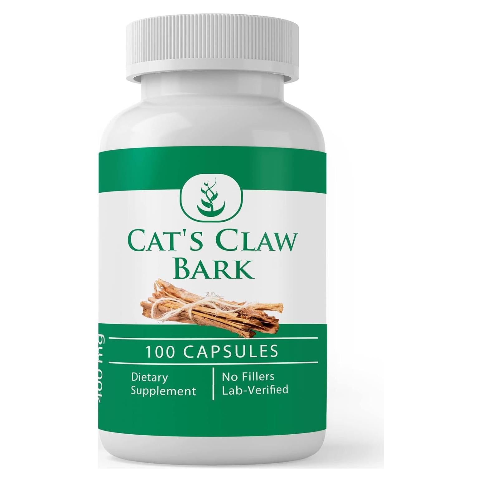 Corteza de Uña de Gato Pura 100 Cápsulas Sin Aditivos