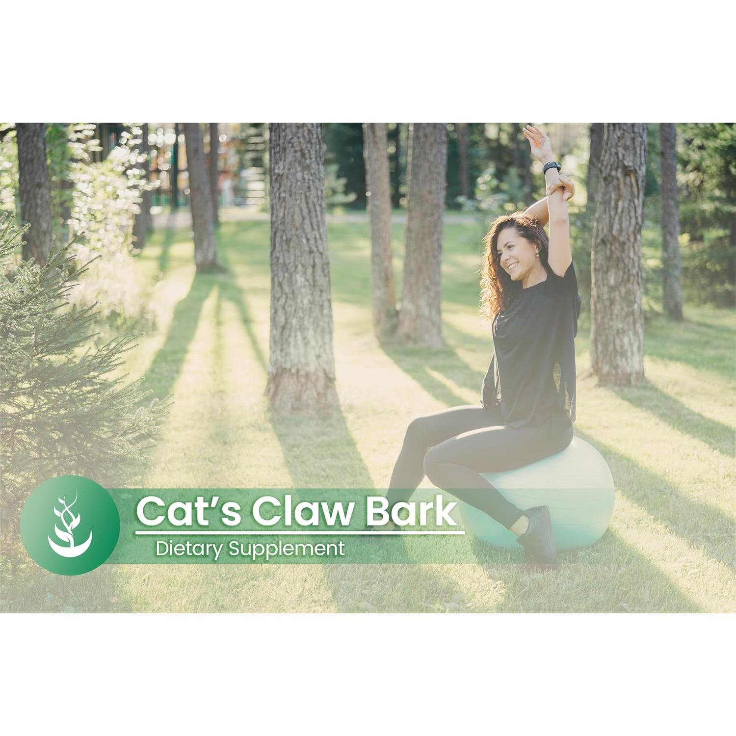 Corteza de Uña de Gato Pura 100 Cápsulas Sin Aditivos