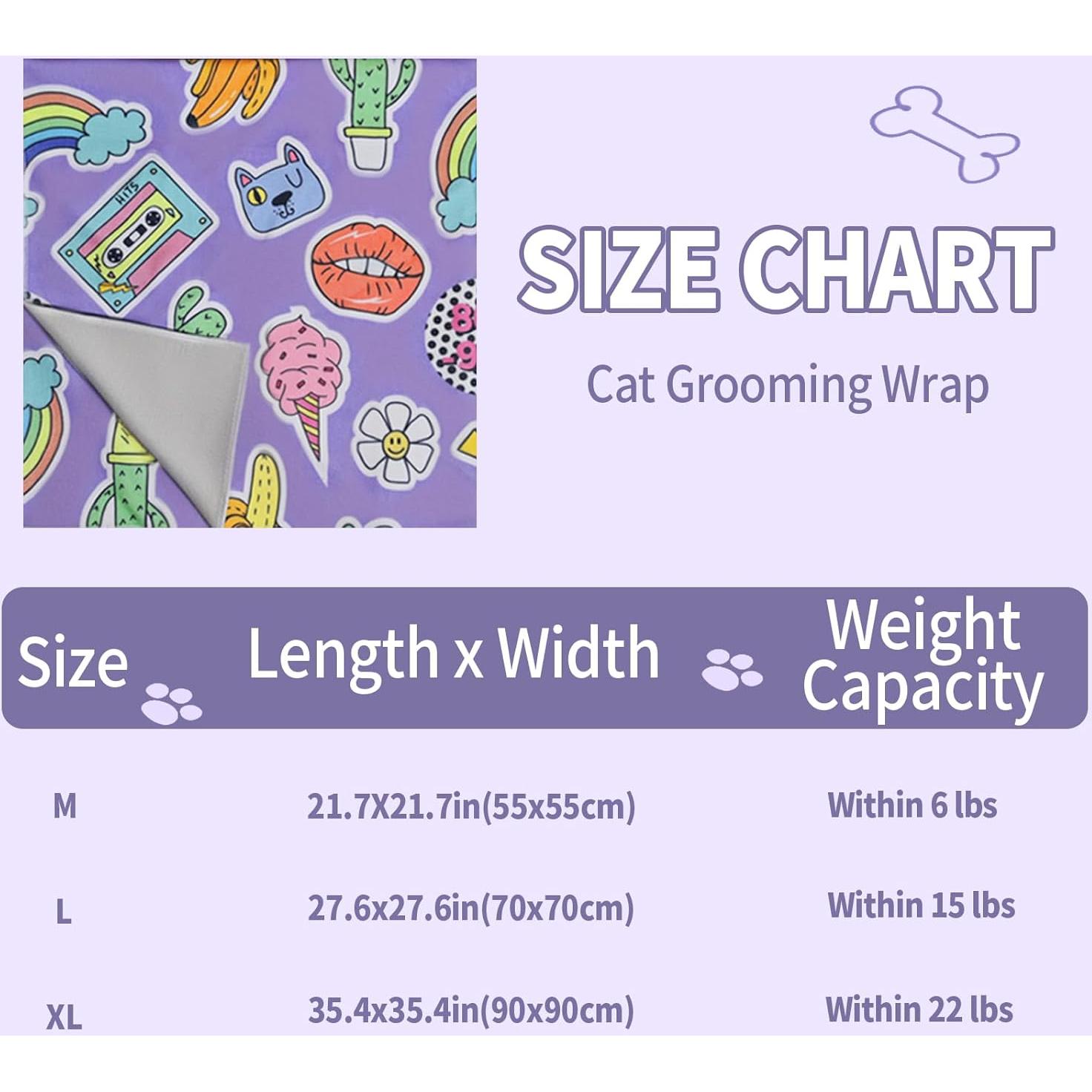 Envoltura Autoadhesiva para Aseo de Gatos BAYFUN 70x70cm