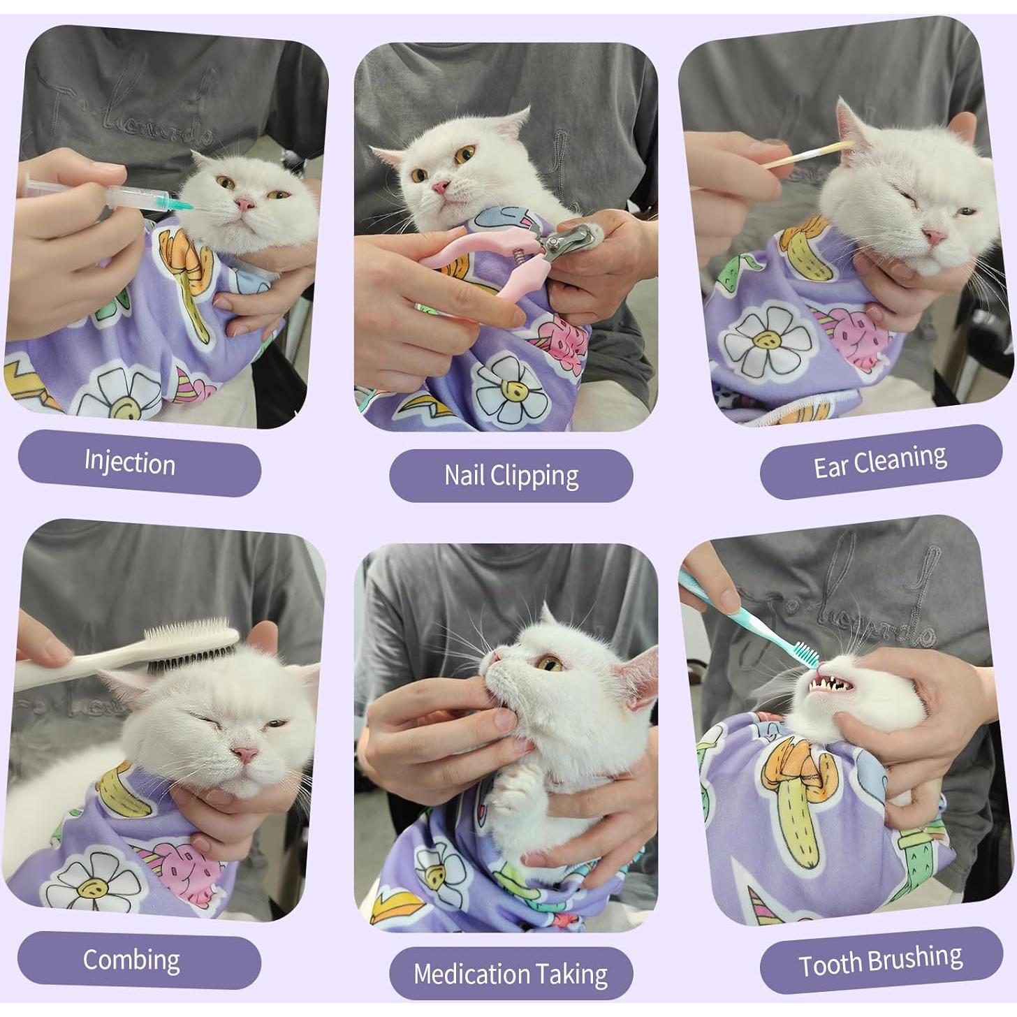 Envoltura Autoadhesiva para Aseo de Gatos BAYFUN 70x70cm