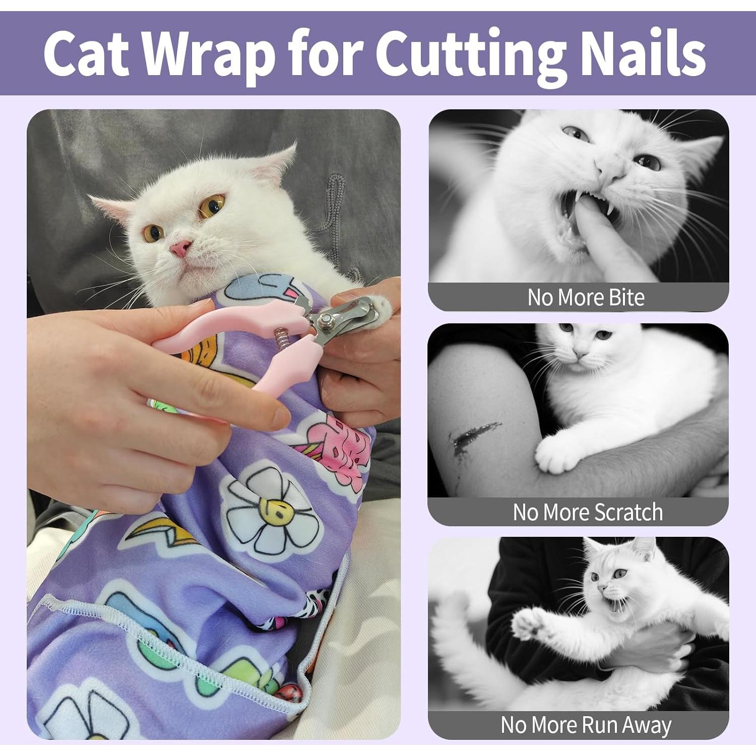 Envoltura Autoadhesiva para Aseo de Gatos BAYFUN 70x70cm