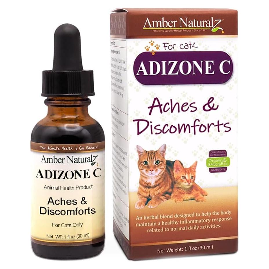 Suplemento Herbal Adizone C Amber NaturalZ para Gatos 28g
