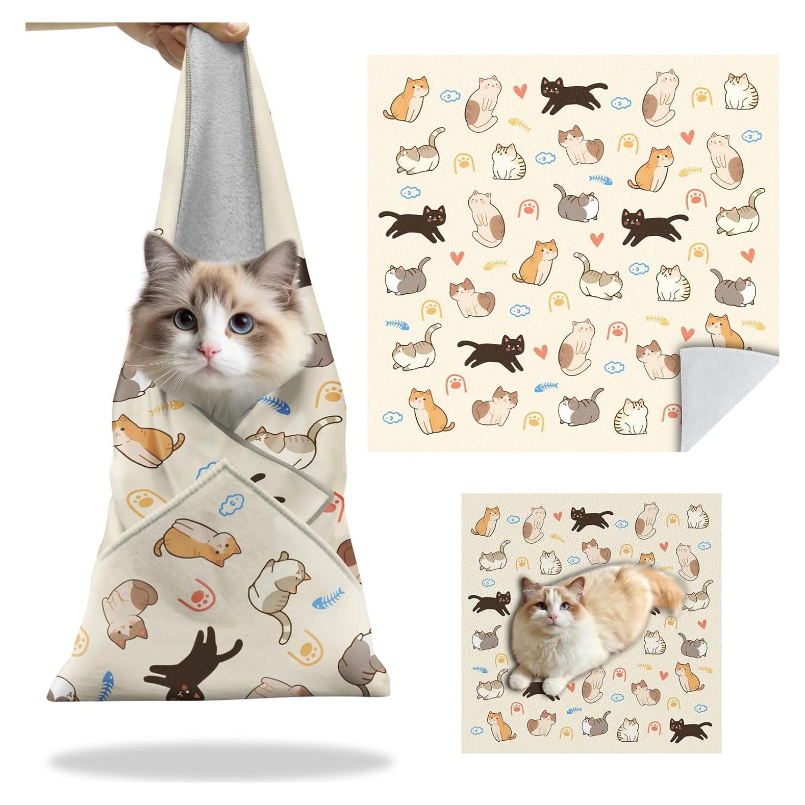 Envoltura Calmante para Gatos Vorruil 70x70 cm Anti-Rasguños