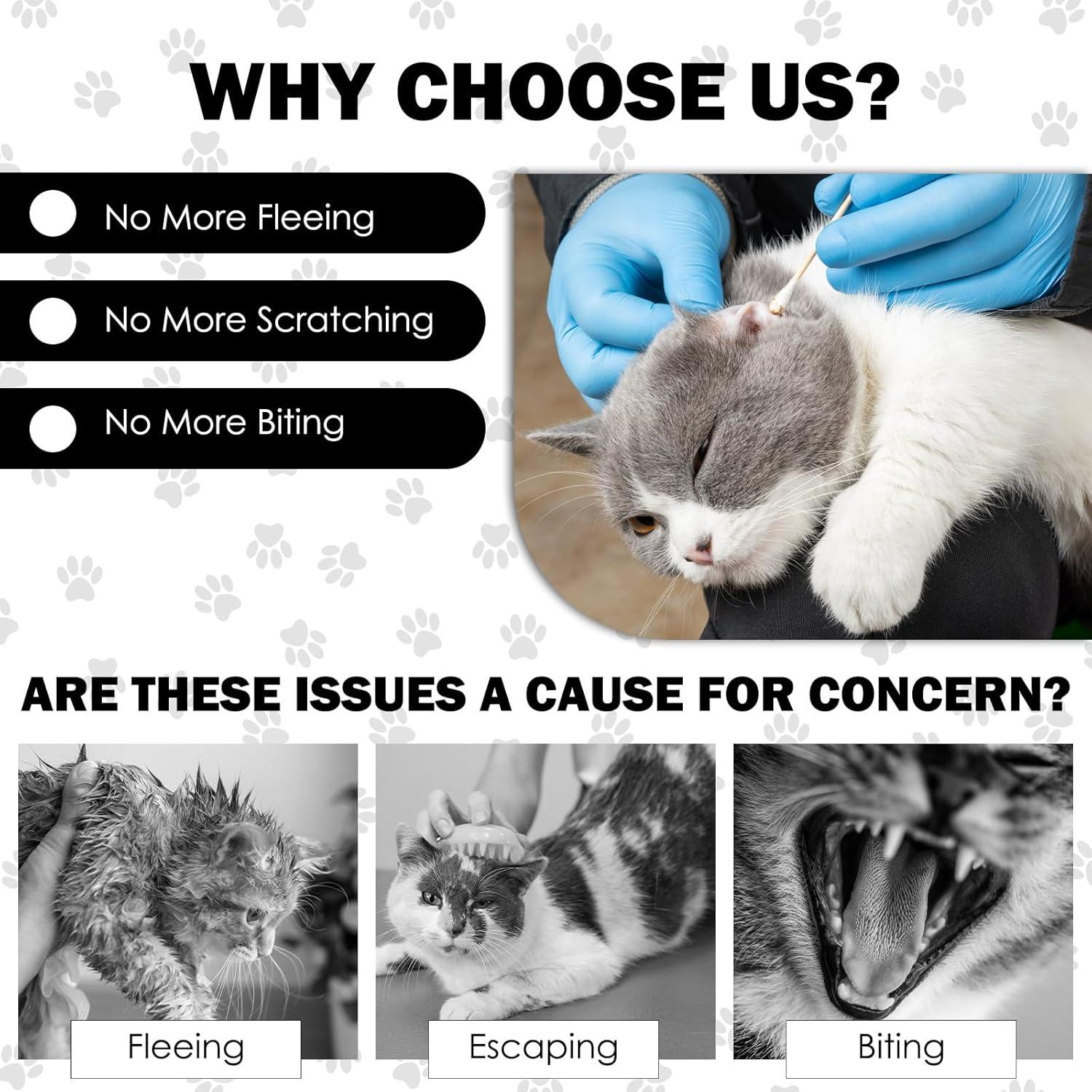 Envoltura Calmante para Gatos Vorruil 70x70 cm Anti-Rasguños