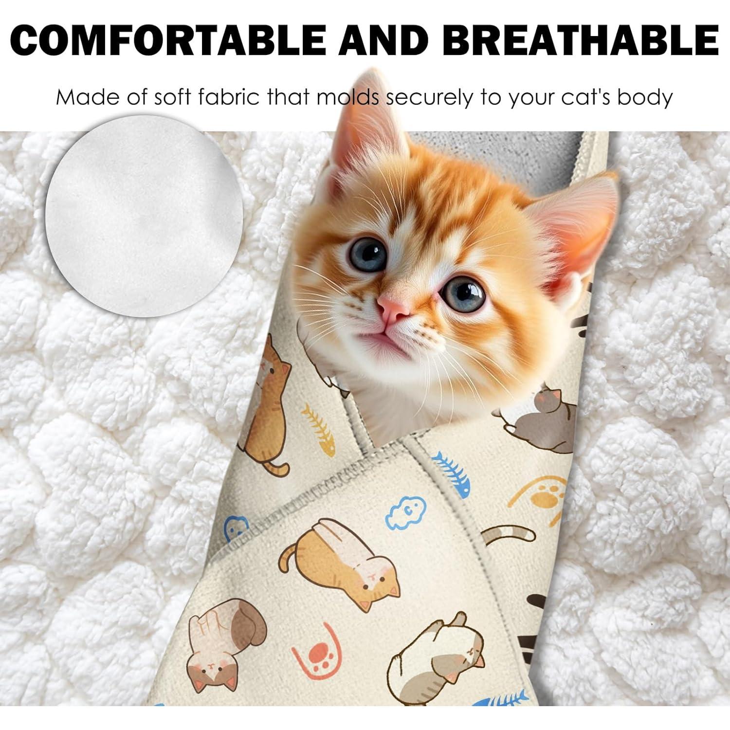 Envoltura Calmante para Gatos Vorruil 70x70 cm Anti-Rasguños