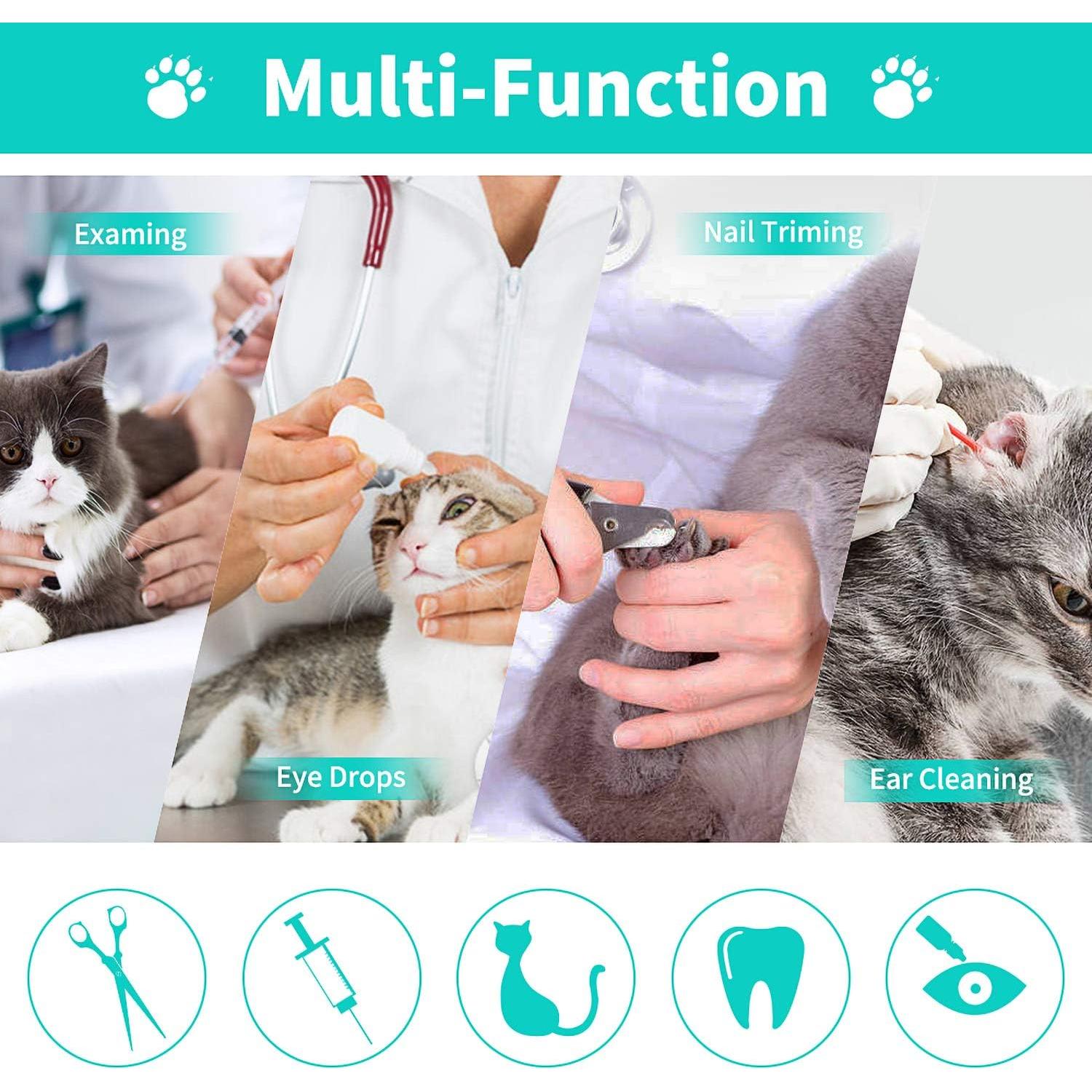 Bolsa de Baño para Gatos YLONG Verde Anti-Rasguños 55.88cm