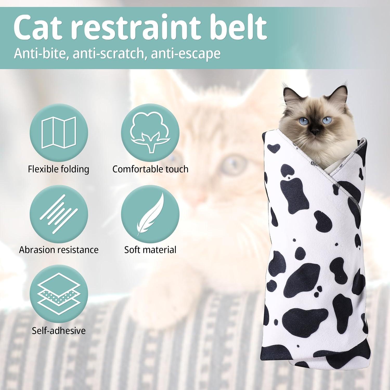 Envoltura Acicalamiento Gatos Gosknor 55x55cm Anti-Mordedura