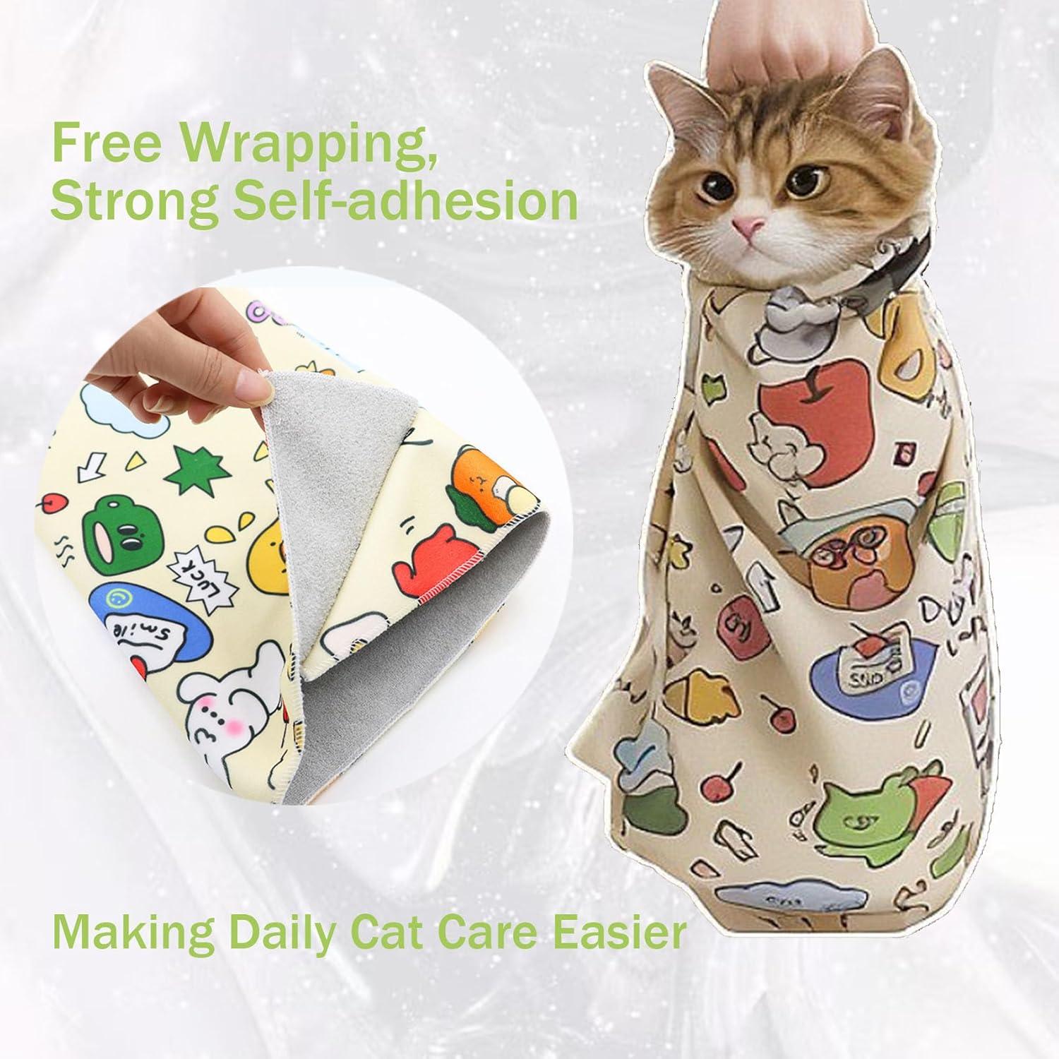 Envoltura para Gatos Drilidoy XL Autoadhesiva para Cortar Uñas