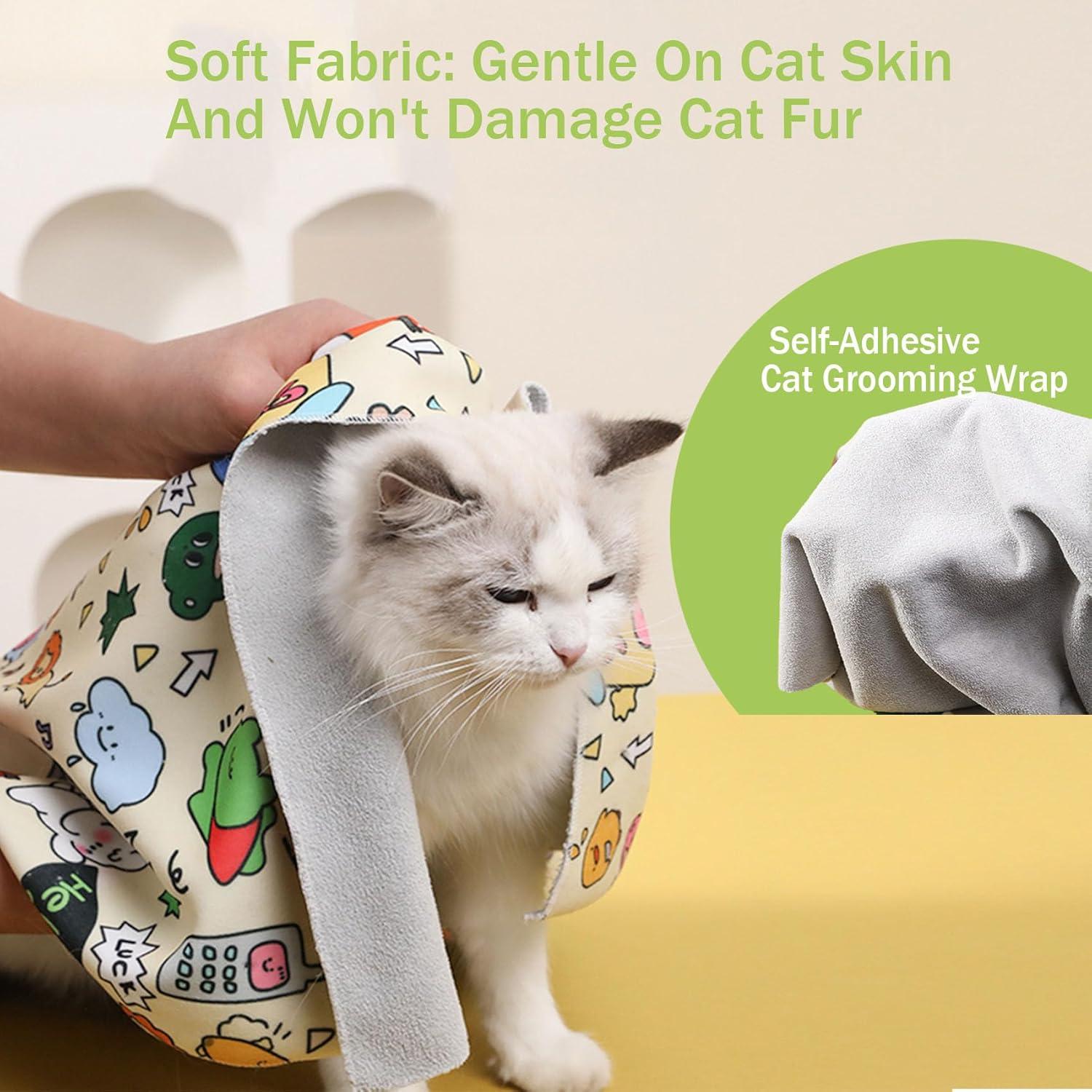 Envoltura para Gatos Drilidoy XL Autoadhesiva para Cortar Uñas